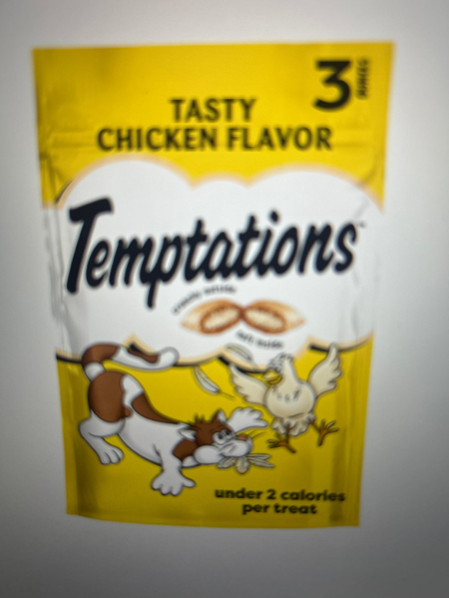 Temptations Snacks para Gatos Sabor Pollo 3oz - Importado USA