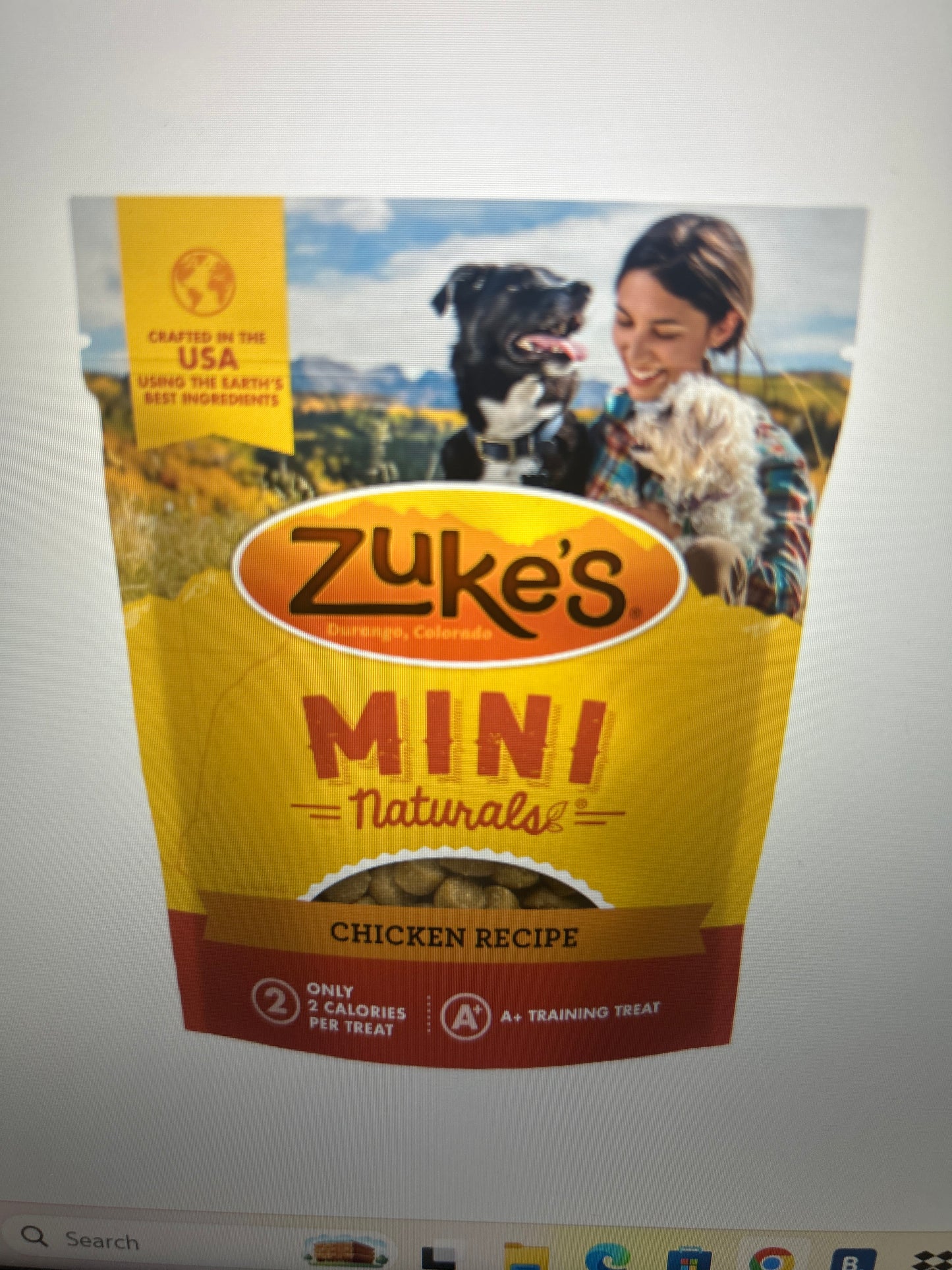 Zuke's Mini Naturals Sabor Pollo - Importado USA